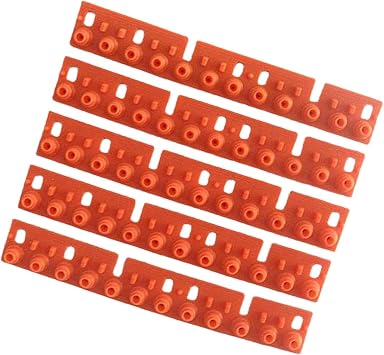 Simhoa Silicone Keyboard Conductive Pad 12 Key Rubber Strip Replacement Repair