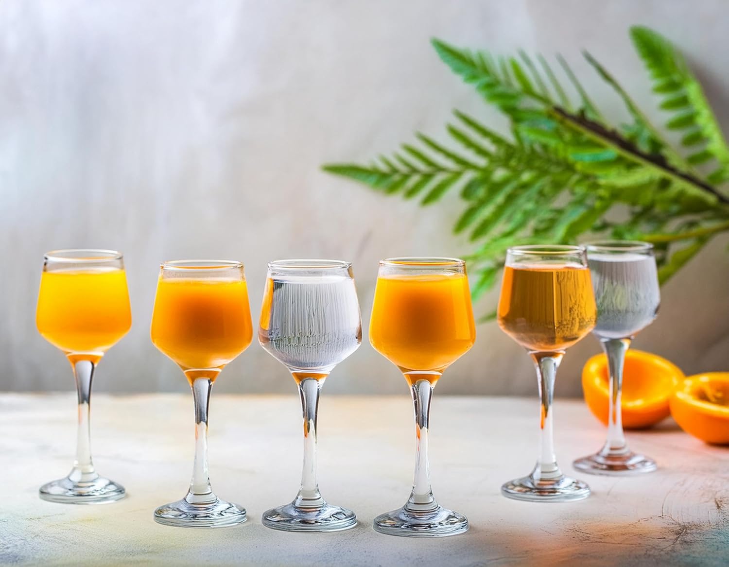 Glasmark Krosno Shot Glasses Set of 4 75 ML Glasses Set for Shots Vodka Glass Shots Liqueur Shot Glass Shot Glasses Liqueur Glasses Gift Set Vodka Transparent 4 x 75 ML