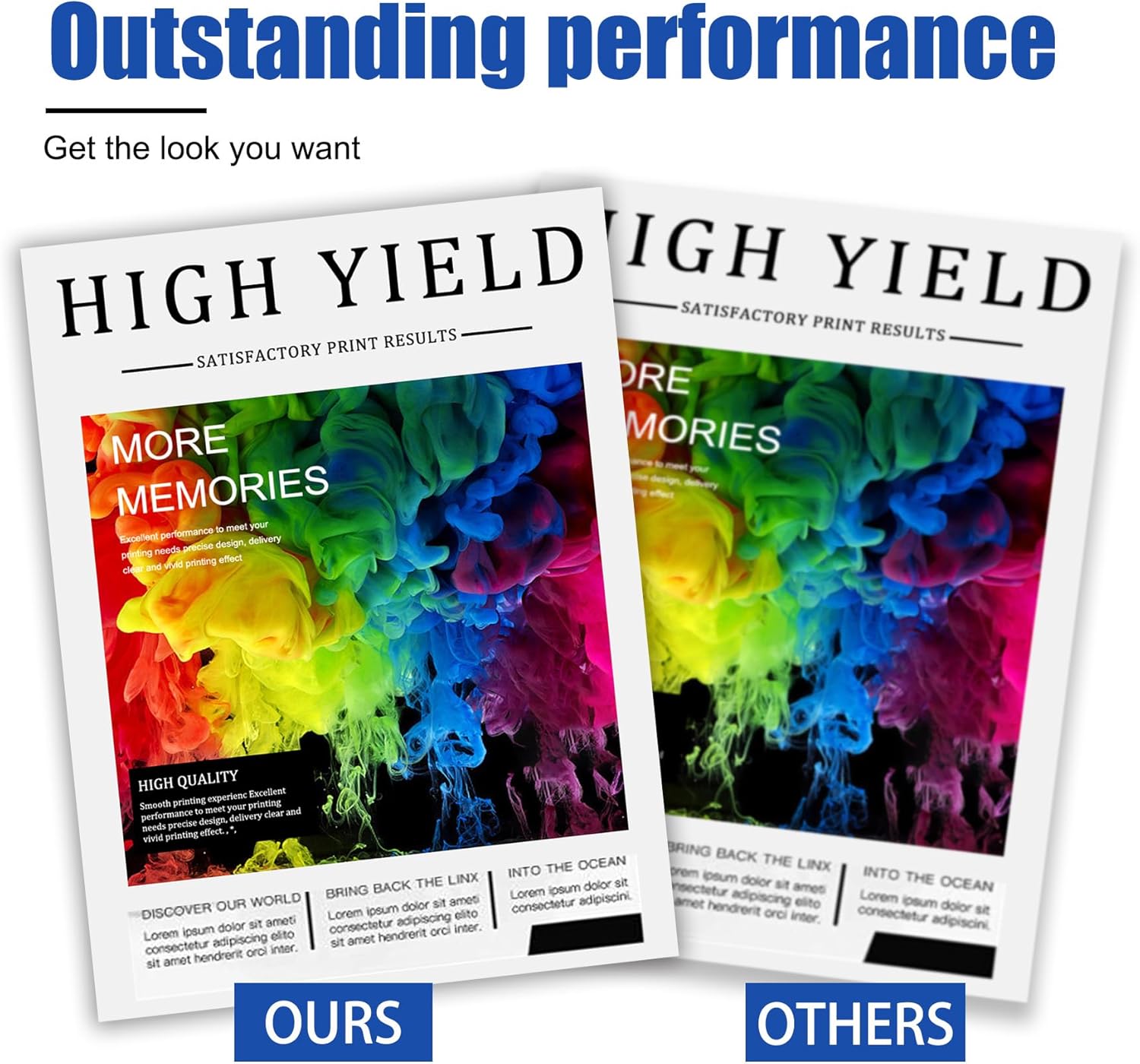 T40V Ink Cartridge T40V120 T40V220 T40V320 T40V420 Replacement for T40W Ink SureColor T5170 T5170M T3170M T3170 T2170 SC-T2170 T5170 T3170 Printer Ink (4 Packs, Black, Cyan, Magenta, Yellow)