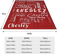 Vista 24 de Personalized Blanket for Kids Baby Adults Custom Name Blankets for Girls Boys Customized Blanket with Name Gift for Christmas Birthday