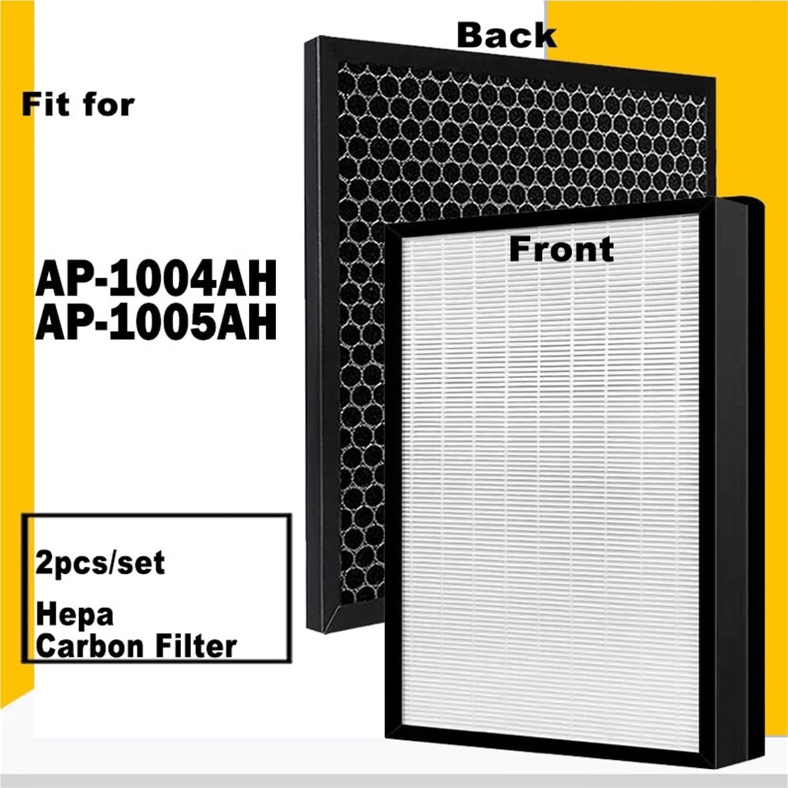 Kompatybilny Zamienny Zestaw Filtrów Z Węglem Aktywnym H13, Compatible With Coway, Do Oczyszczacza Powietrza AP-1005AH / AP-1004AH