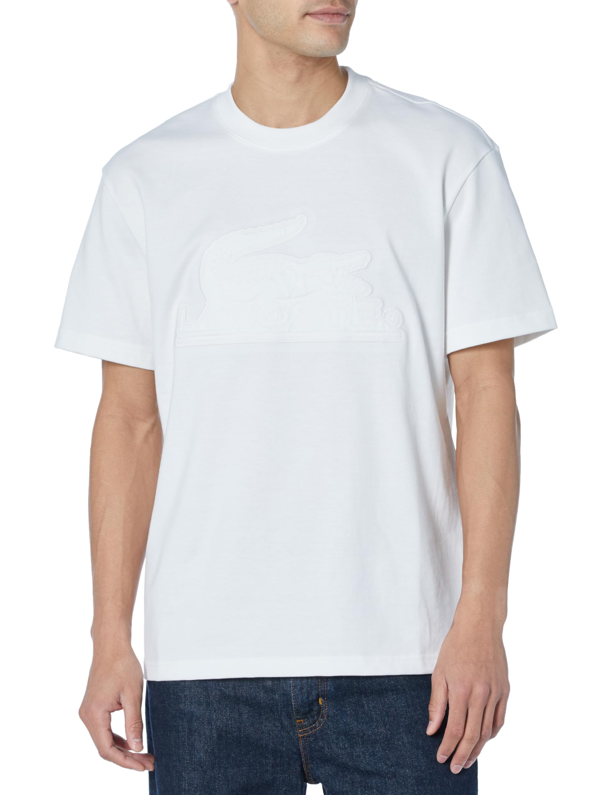 Lacoste Men's Short Sleeve Puffed Croc T-Shirt