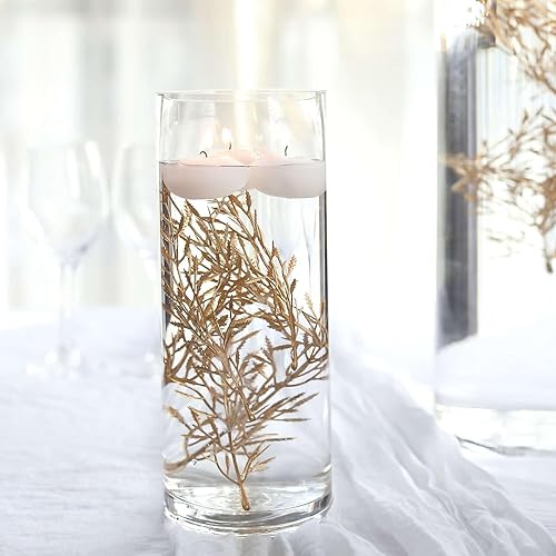 Miniatura 6 de Efavormart - Paquete de 25 tallos de ramas de hoja de helecho artificial dorado metálico de 6 pulgadas relleno de florero para centros de mesa de