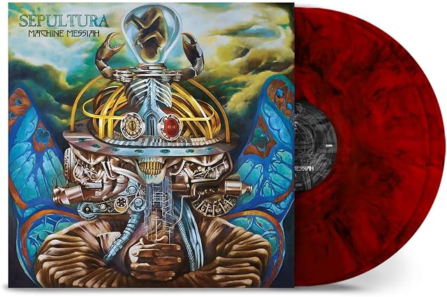 Machine Messiah (Vinil Multicor, Edição de Aniversário, 180g) por Sepultura, capa do álbum