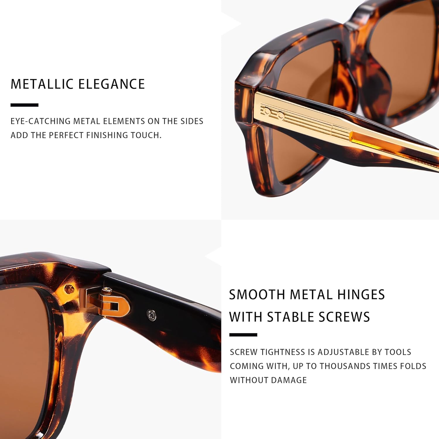 VANLINKER Square Frame Sunglasses for Men Fashion Designer Shades lentes de sol hombre VL9927 - Image 4