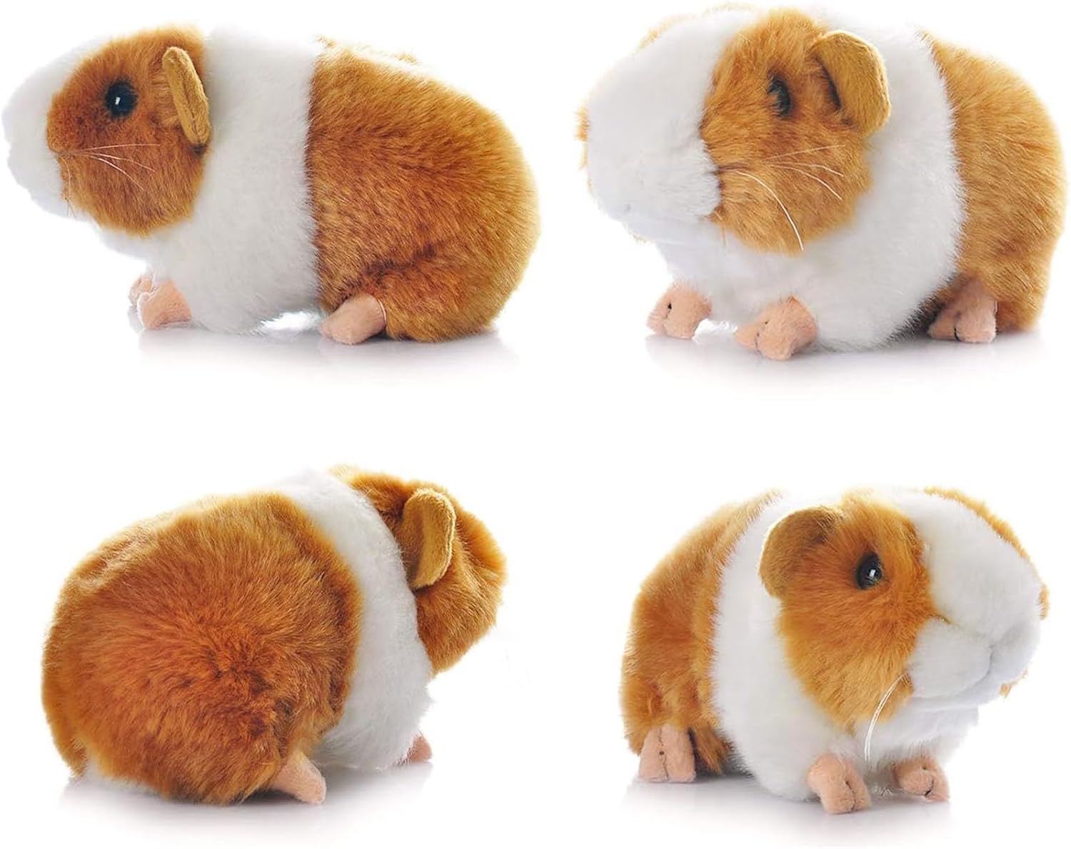 7インチの抱きしめたくなるような柔らかいぬいぐるみ。リアルなモルモットのぬいぐるみ。ブラウンハムスターぬいぐるみ。誕生日やクリスマス