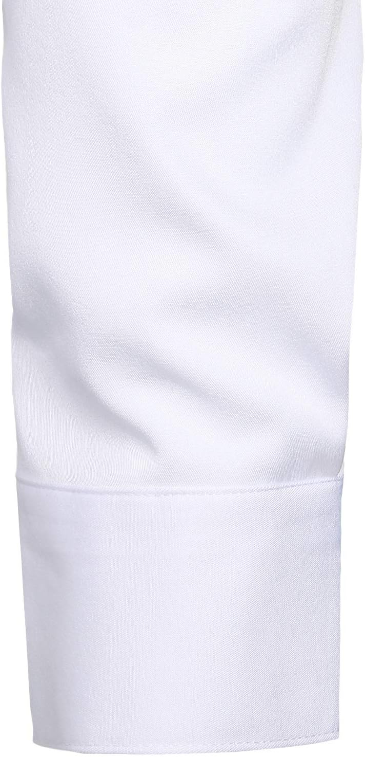 ZEROYAA Mens Hipster Solid Slim Fit Long Sleeve Mandarin Collar Dress Shirts - Image 5