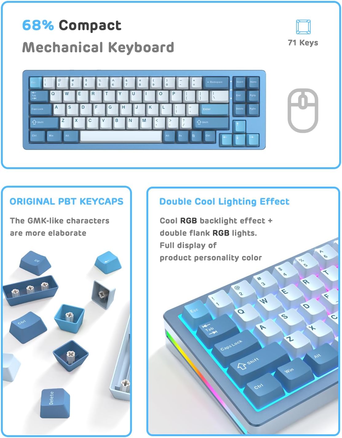 ATTACK SHARK M71 Package Contents