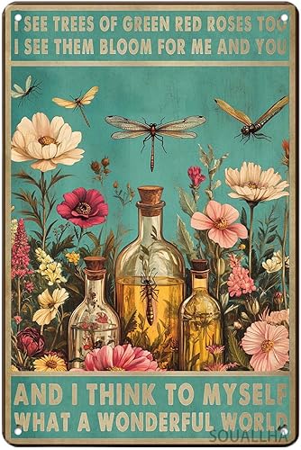 Miniatura 9 de Letrero de estaño divertido Deseos cálidos de invierno Gato Letrero de metal divertido Letreros de invierno rústicos Decoración de pared para patio