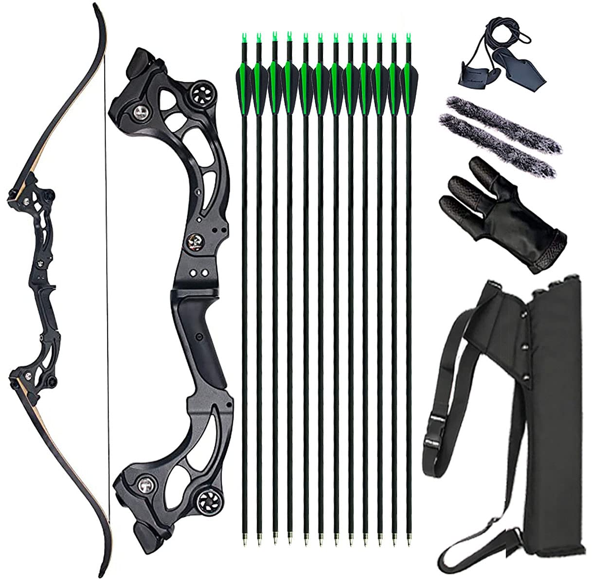 Buy Vogbel 64" Bow and Arrow for Adults Archery Recurve Bow Takedown