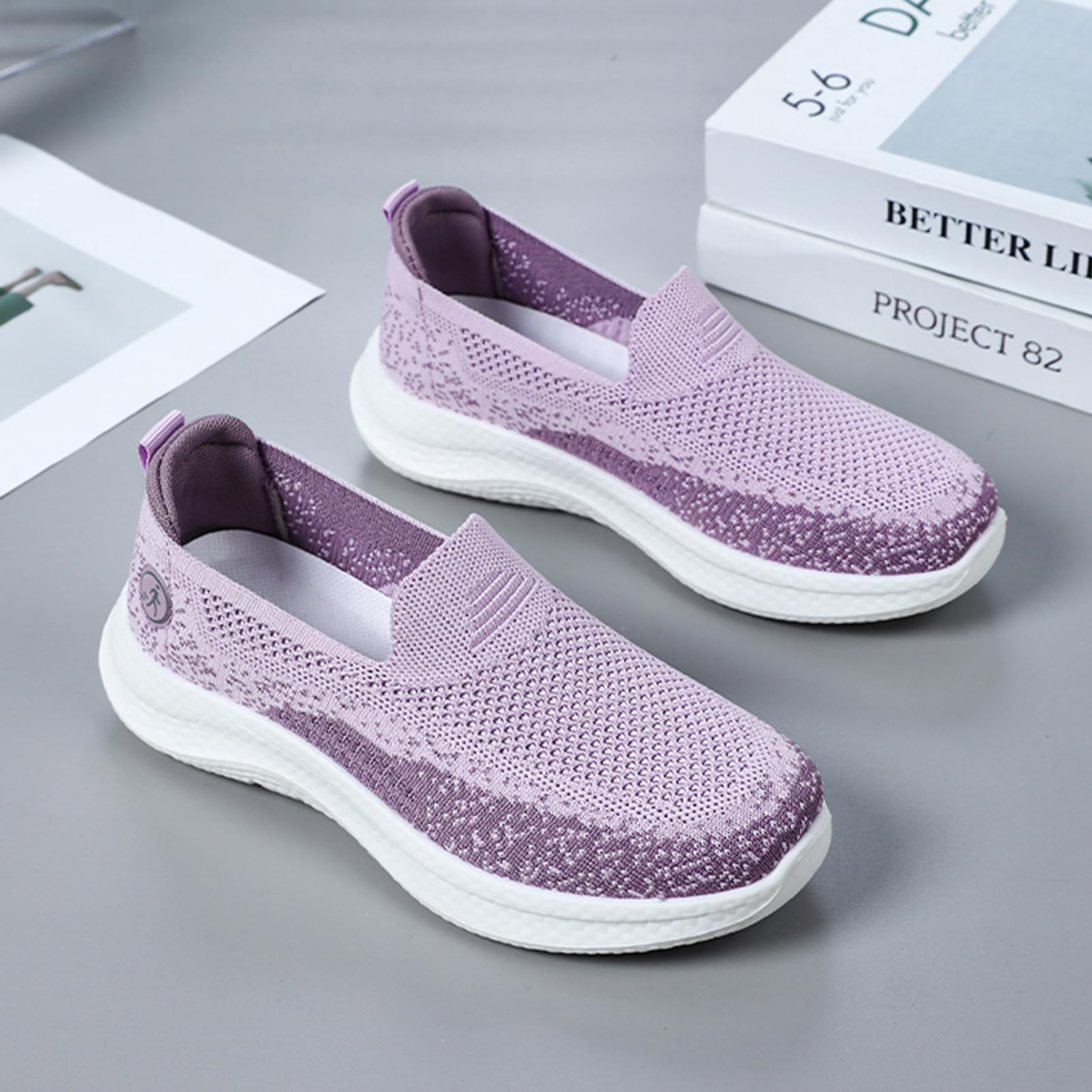 Alexis Leroy Slip on Scarpe da Donna Scarpe da Passeggio Leggere e Traspiranti Casual Lavoro