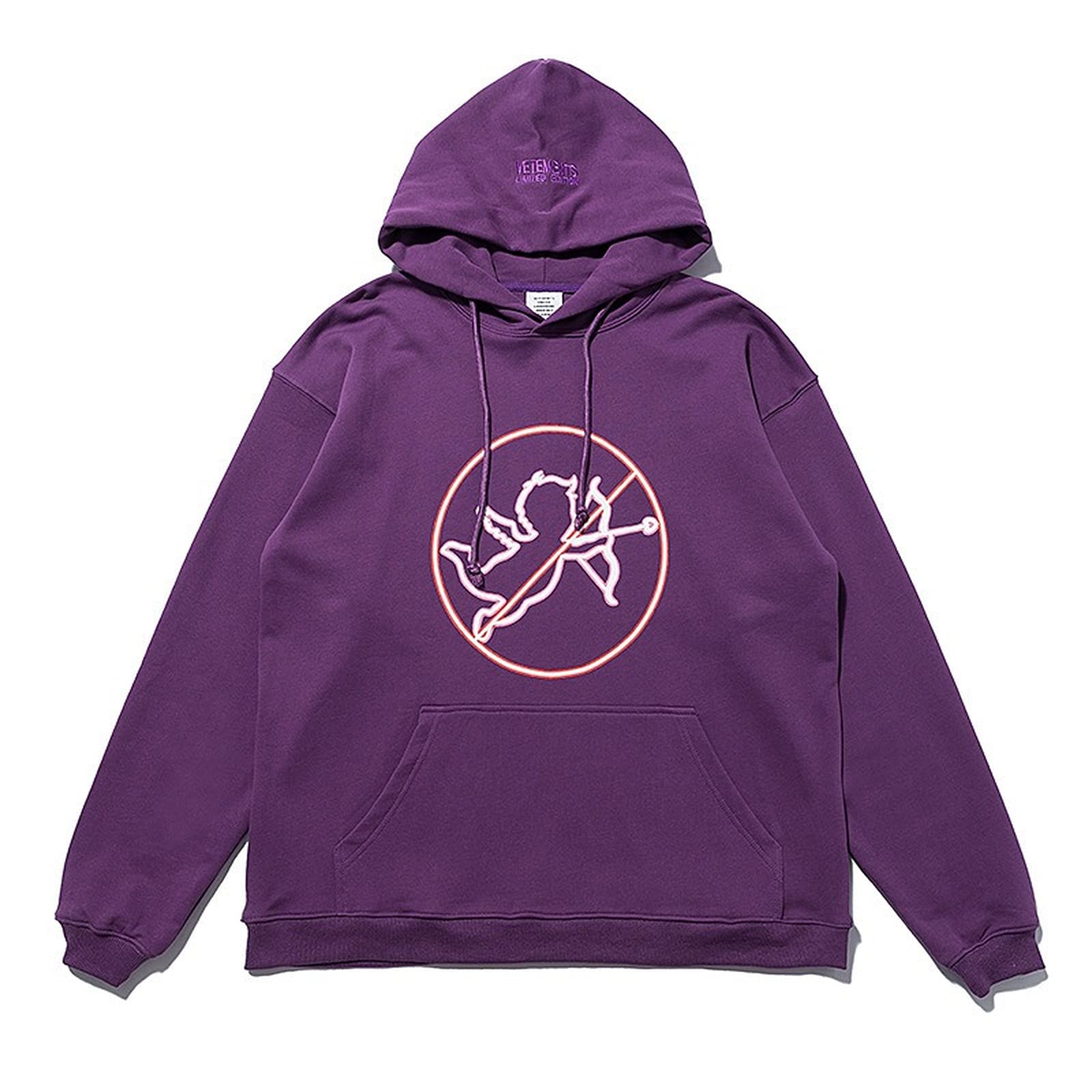 Vetements Hoodie Vtm Cupid Pattern Novelty Long-sleeved Cotton Sweater Heavyweight Casual Couple Hoo