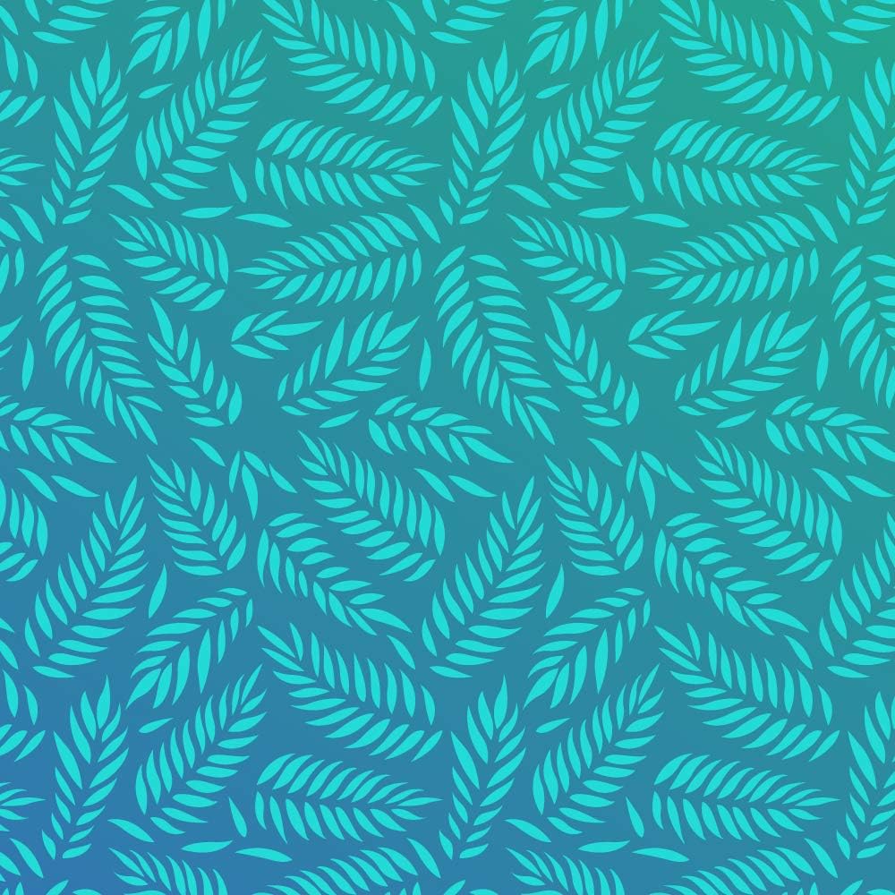QBIX Palm Leaves Stencil Leaf Pattern Stencil Pattern Stencil A4