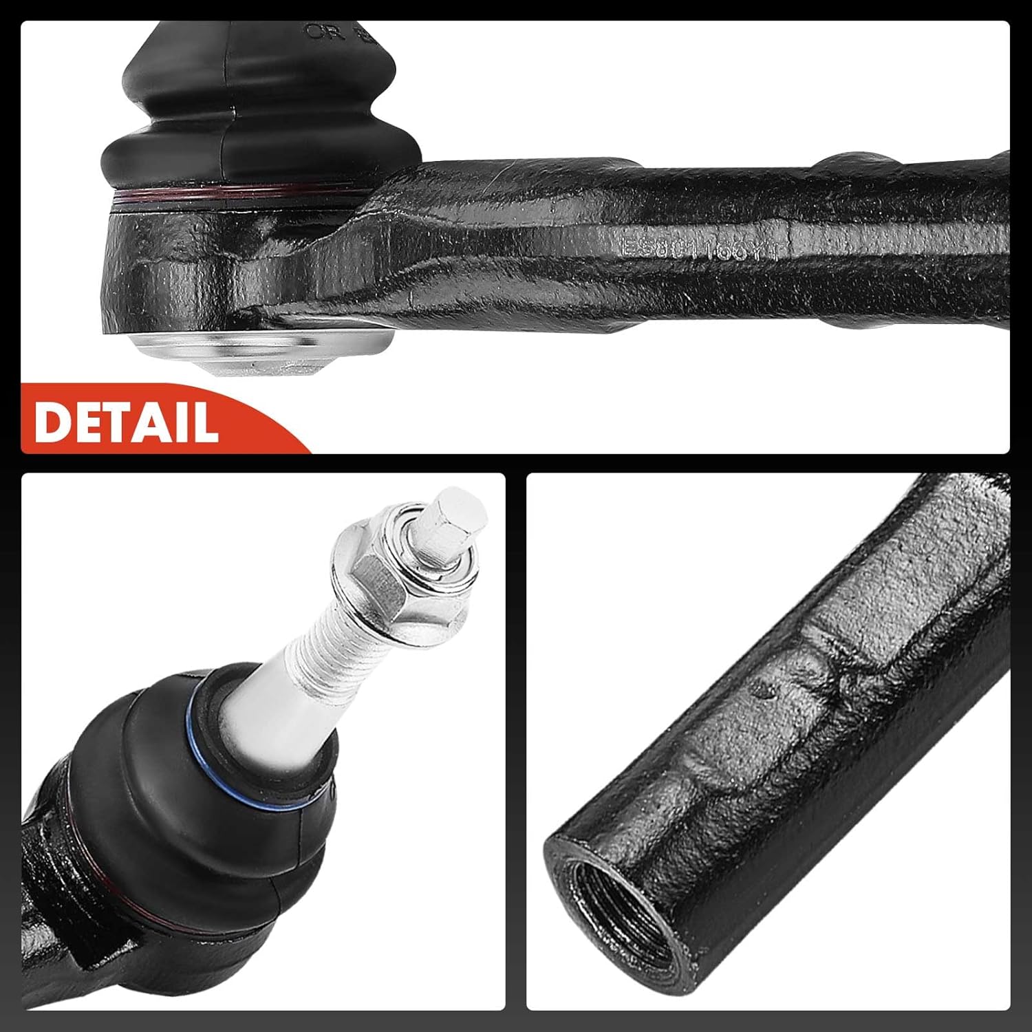 A-Premium 2 x Front Outer Tie Rod Ends, Compatible with Buick LaCrosse 2010-2016, Regal 2012-2017, Allure 2010, Cadillac XTS 2013-2019, Saab 9-5 2010-2011