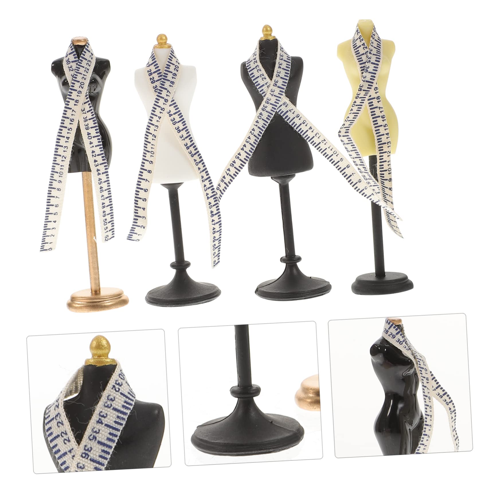 Mannequins Miniatures Pour Maison De Poupée - Kit 2 Supports De Robe, Projets De Couture, Créativité Enfant