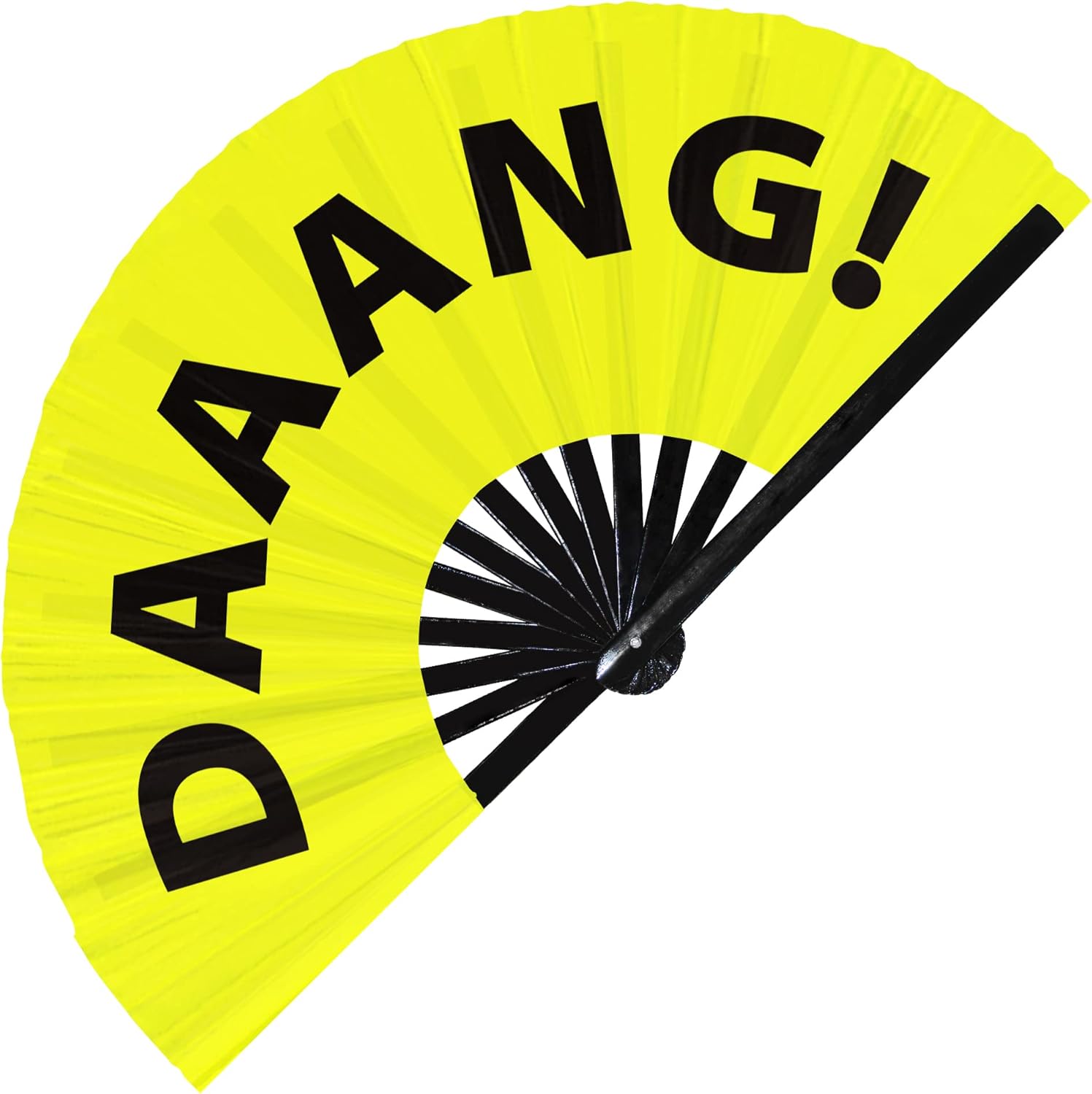 Daaang! Hand Fan Foldable Bamboo Circuit Hand Fan Funny Gag