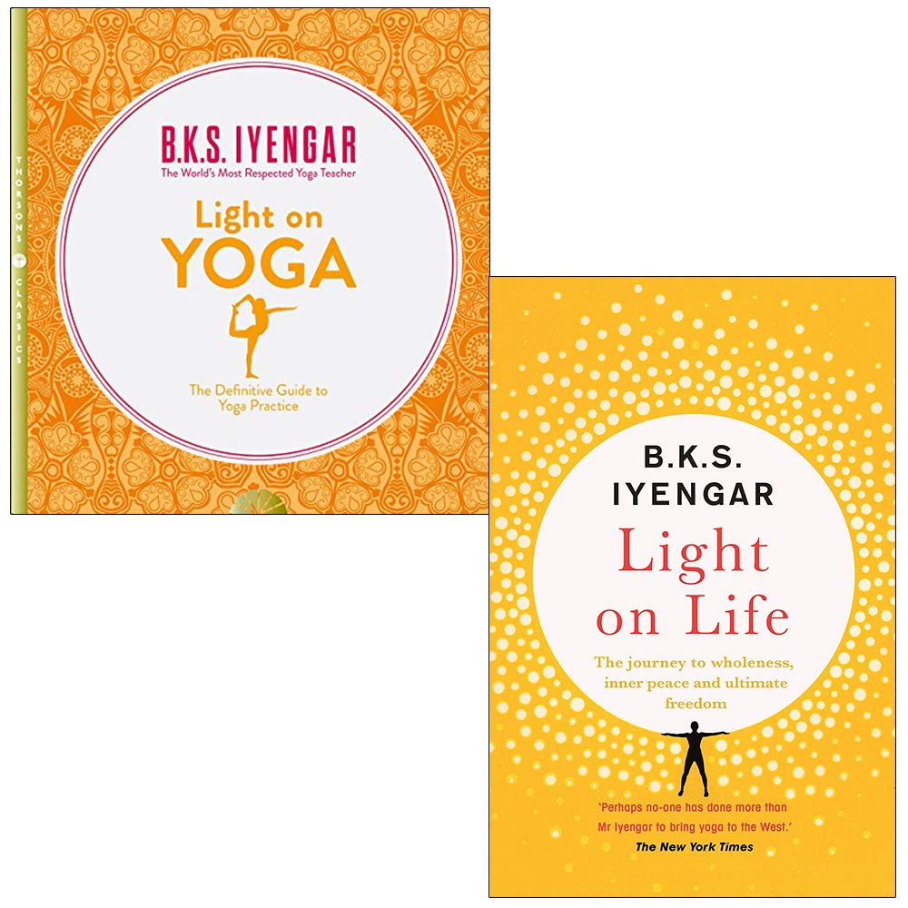 Light on Yoga, Light on Life 2 Books Collection Set by B.K.S. Iyengar