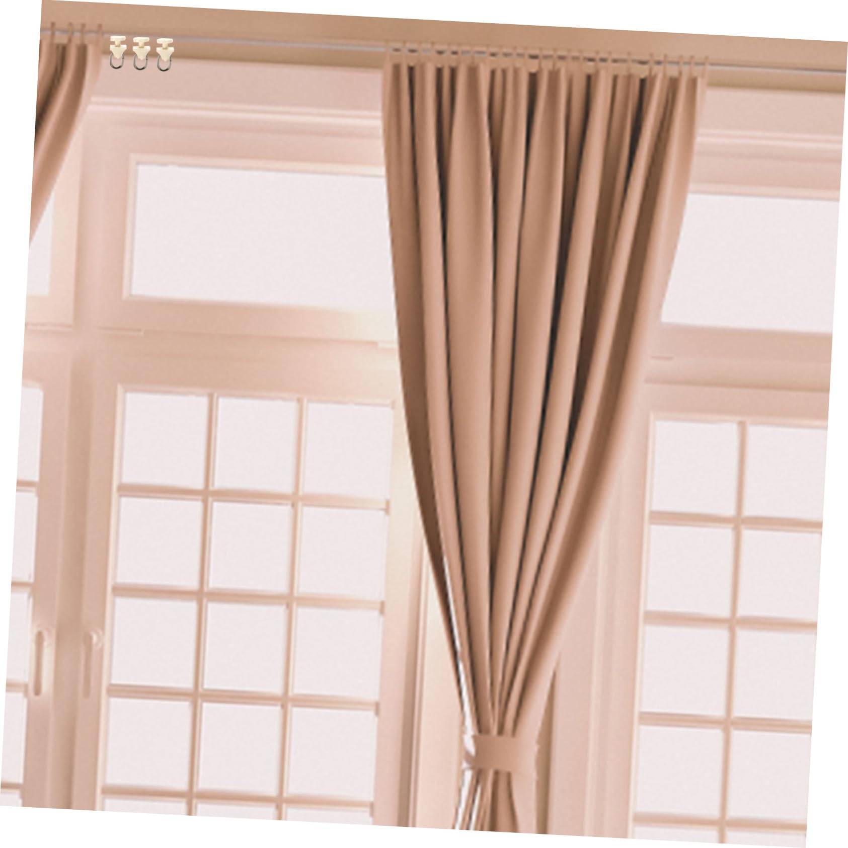 MAGICLULU 2sets Curtain Accessory Mute Curtain Rod Rollers Plastic Track Wheels for Window Rollers 100pcs*2