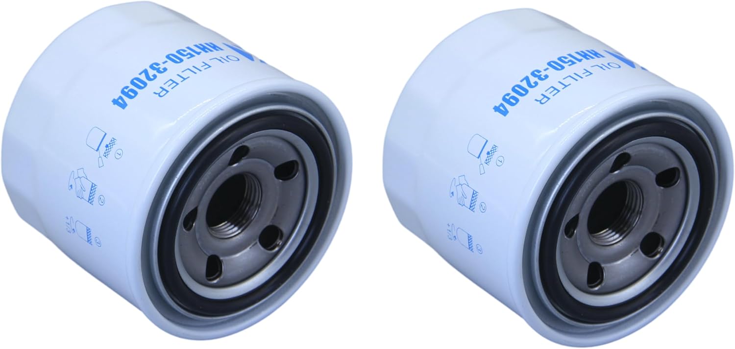 2 Pack HH150-32094 Oil Filter Compatible with Kubota B1550,B1700,B2320,B2620,B2650,B2920,B5200,B7100,B7200,B7500,BX2670 Replace 51064 122-0833 70000-15241 70000-74034 P550162