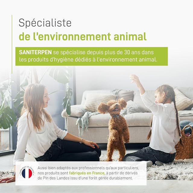 Foto 3 de 3 de Action Pin Perfum Fleuri Saniterpen - Limpiador sin alérgenos para perros, 1 L