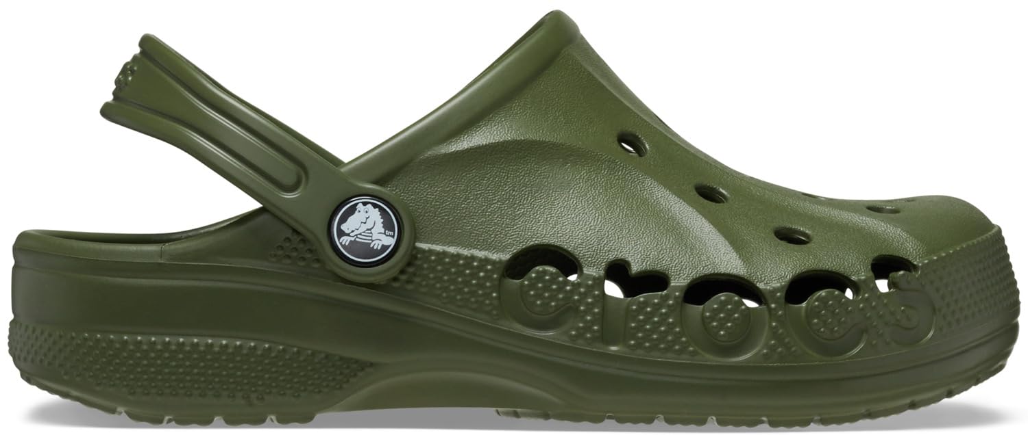 Crocs Boys Green Baya Clogs  in Size C11, Sports Direct