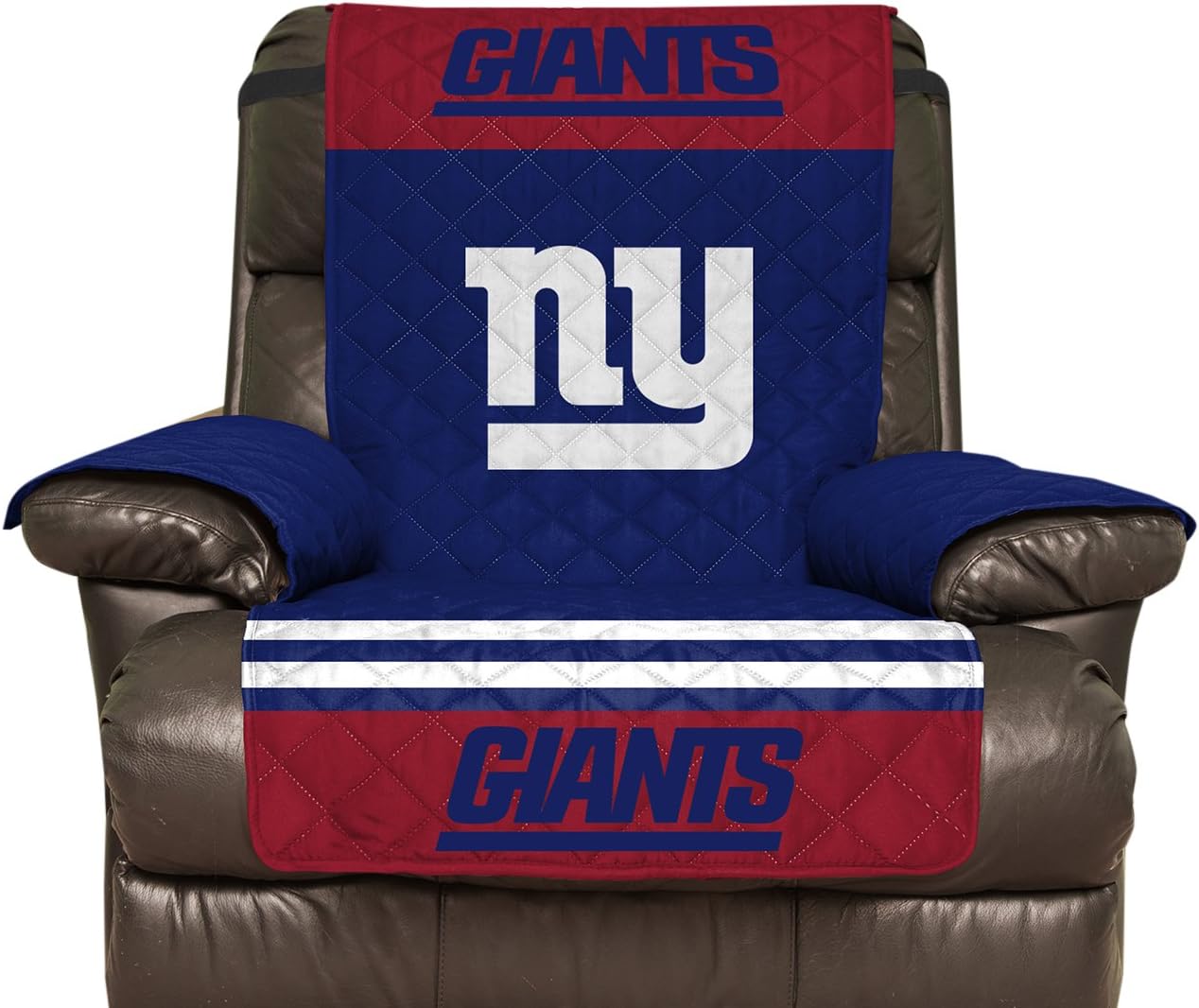 Pegasus Sports NFL Unisex NFL Recliner Reversible Furniture Protector with Elastic Straps, 80-inches by 65-inches