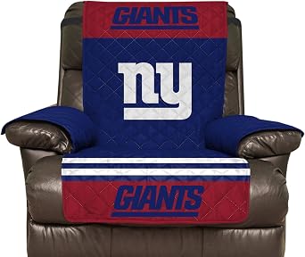 Pegasus Sports NFL Unisex NFL Recliner Reversible Furniture Protector with Elastic Straps, 80-inches by 65-inches