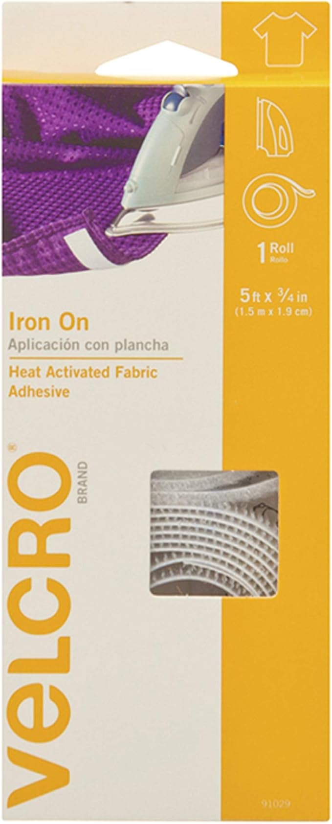 VELCRO Brand Iron On Tape for Alterations and Hemming No