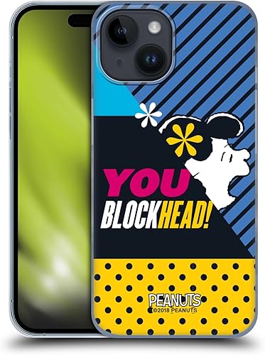 Miniatura 295 de Head Case Designs Carcasa rígida con licencia oficial de Peanuts Snoopy Pirate Halfs and Laughs compatible con Apple iPhone 15 Snoopy Pirata,Charlie