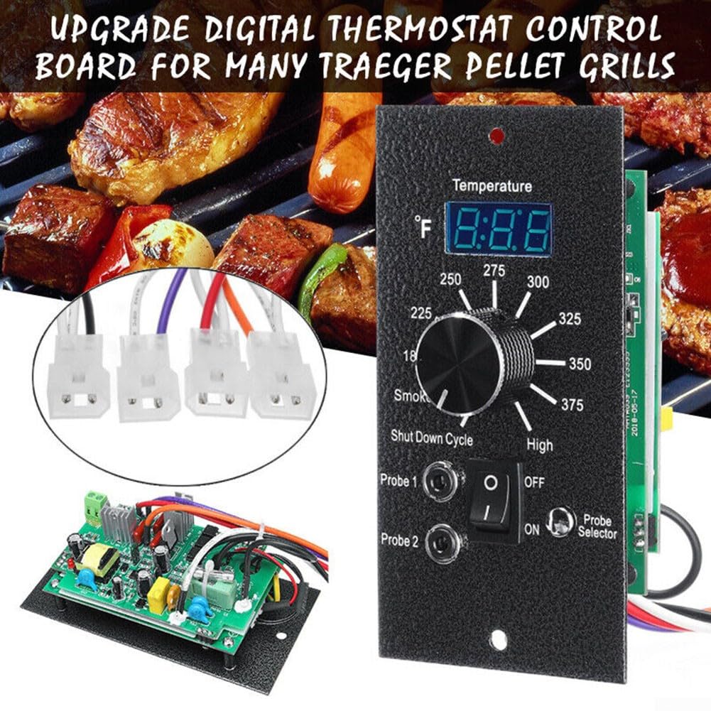 Grill-Temperaturregler, BBQ-Kochtemperatur für TRAEGER GRILLS Partikelgrill-Temperaturregler Neues PID-Programm TR039