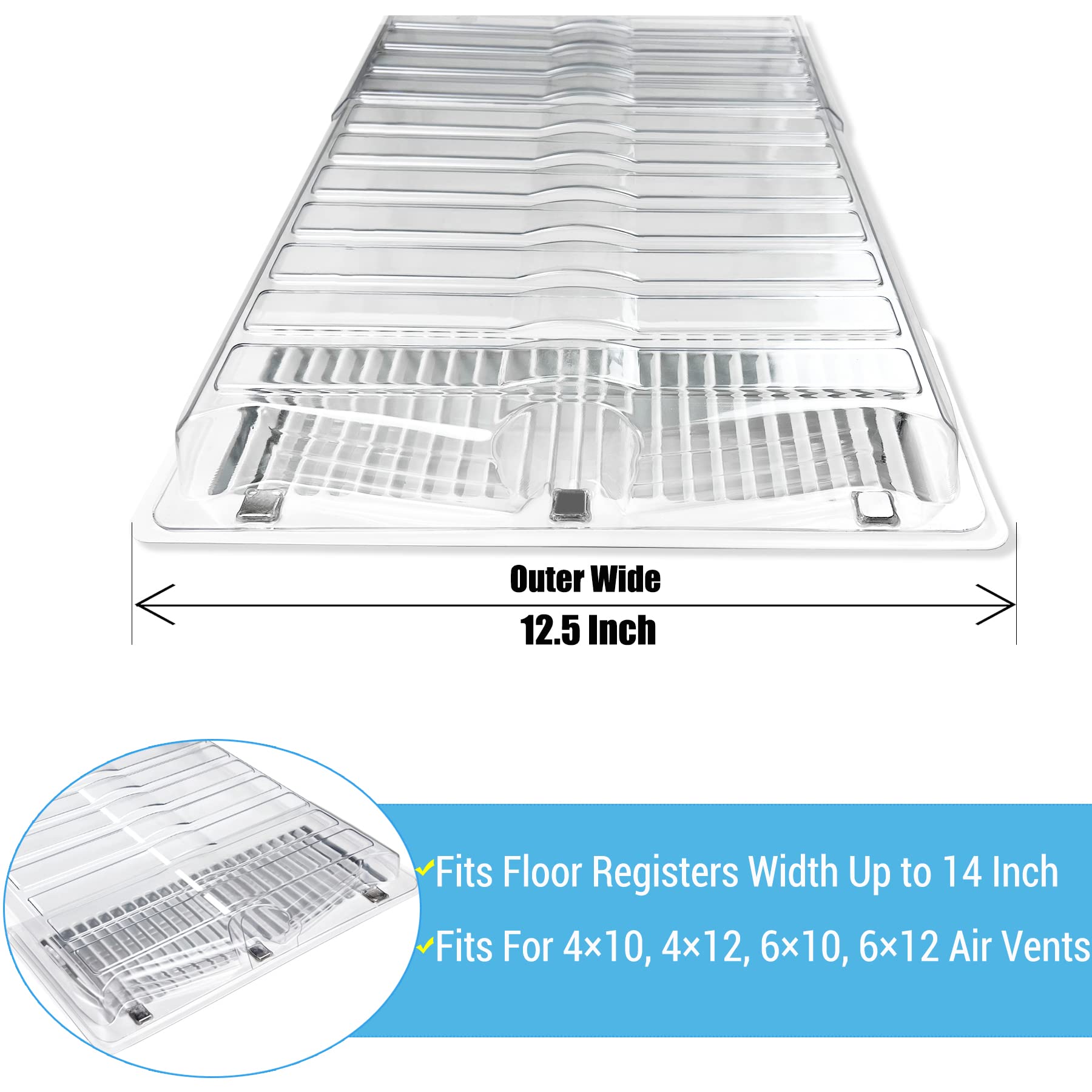 Air Vent Extender For Under Furniture Vent