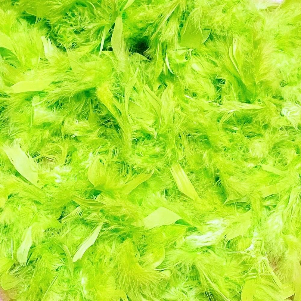 Lime Green Feather Boa 6 Foot Length Arts, Crafts & Sewing