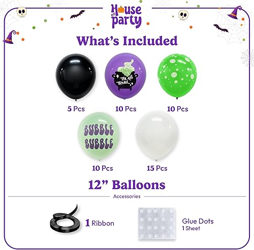 Miniatura 16 de HOUSE OF PARTY Globos de látex (látex fantasma)