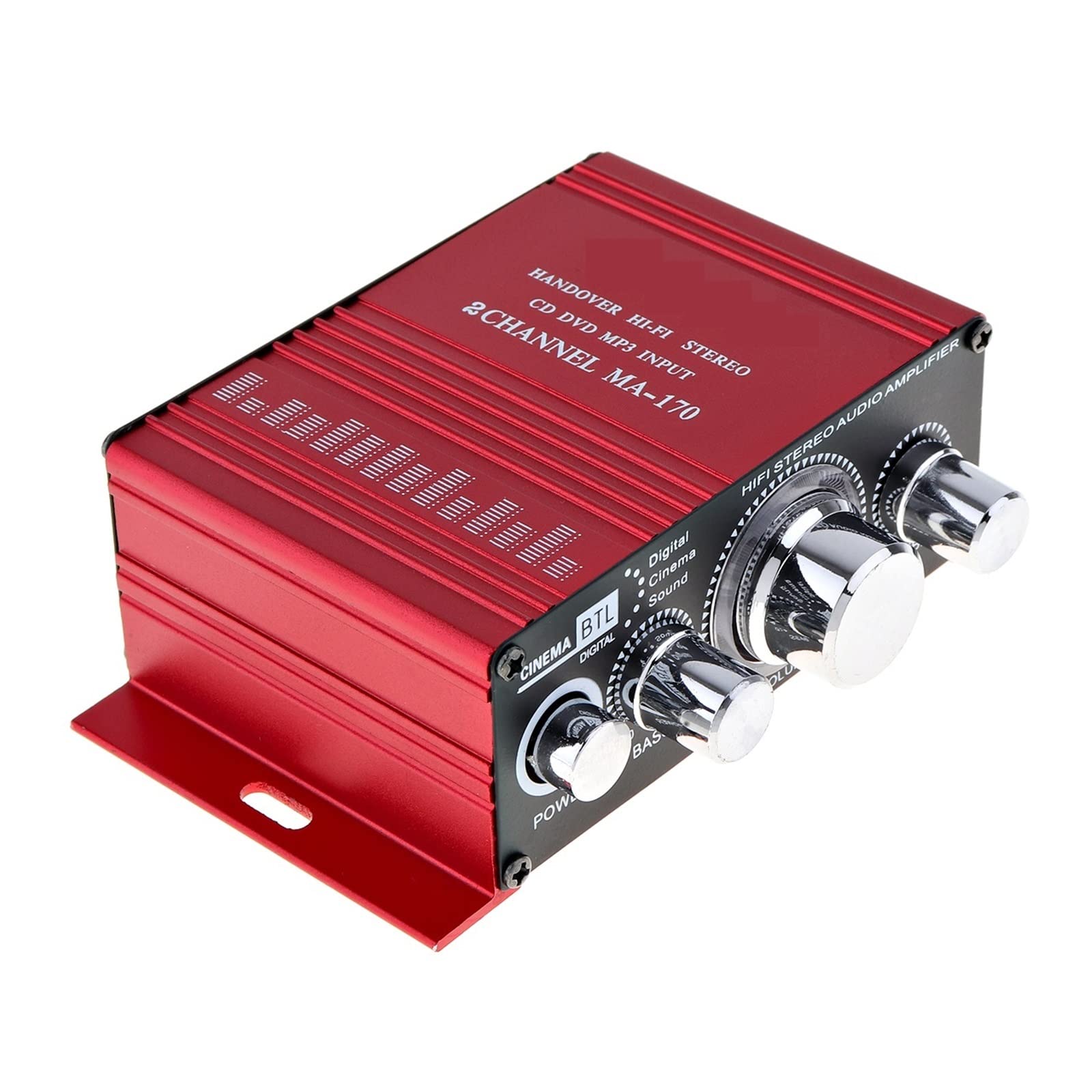 Wzmacniacz audio stereo Wzmacniacz radia samochodowego Mini 2CH kanał Hi-Fi wzmacniacz stereo wzmacniacz DVD CD MP3 wejście do samochodu motocykl pojazd domowy
