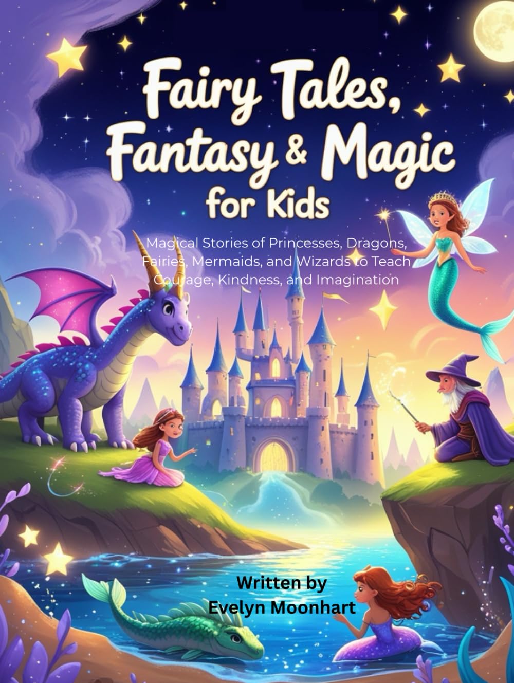 Fairy Tales, Fantasy & Magic for Kids: Magical Stories of Princesses, Dragons, Fairies, Mermaids, and Wizards to Teach Courage, Kindness, and Imagination