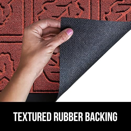 Miniatura 172 de Gorilla Grip WeatherMax - Tapete para todas las estaciones 100% impermeable, 23 x 35 pulgadas, goma natural, resistente a manchas y decoloración