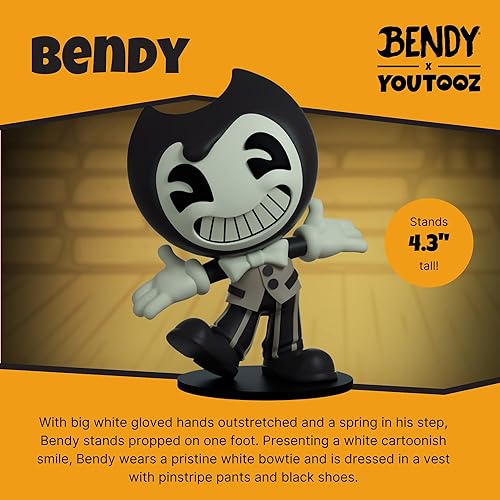 Miniatura 2 de Youtooz Bendy - Figura de vinilo de 4.3 pulgadas, coleccionable con licencia oficial de Bendy and The Dark Revival Videogame Bendy and The Dark