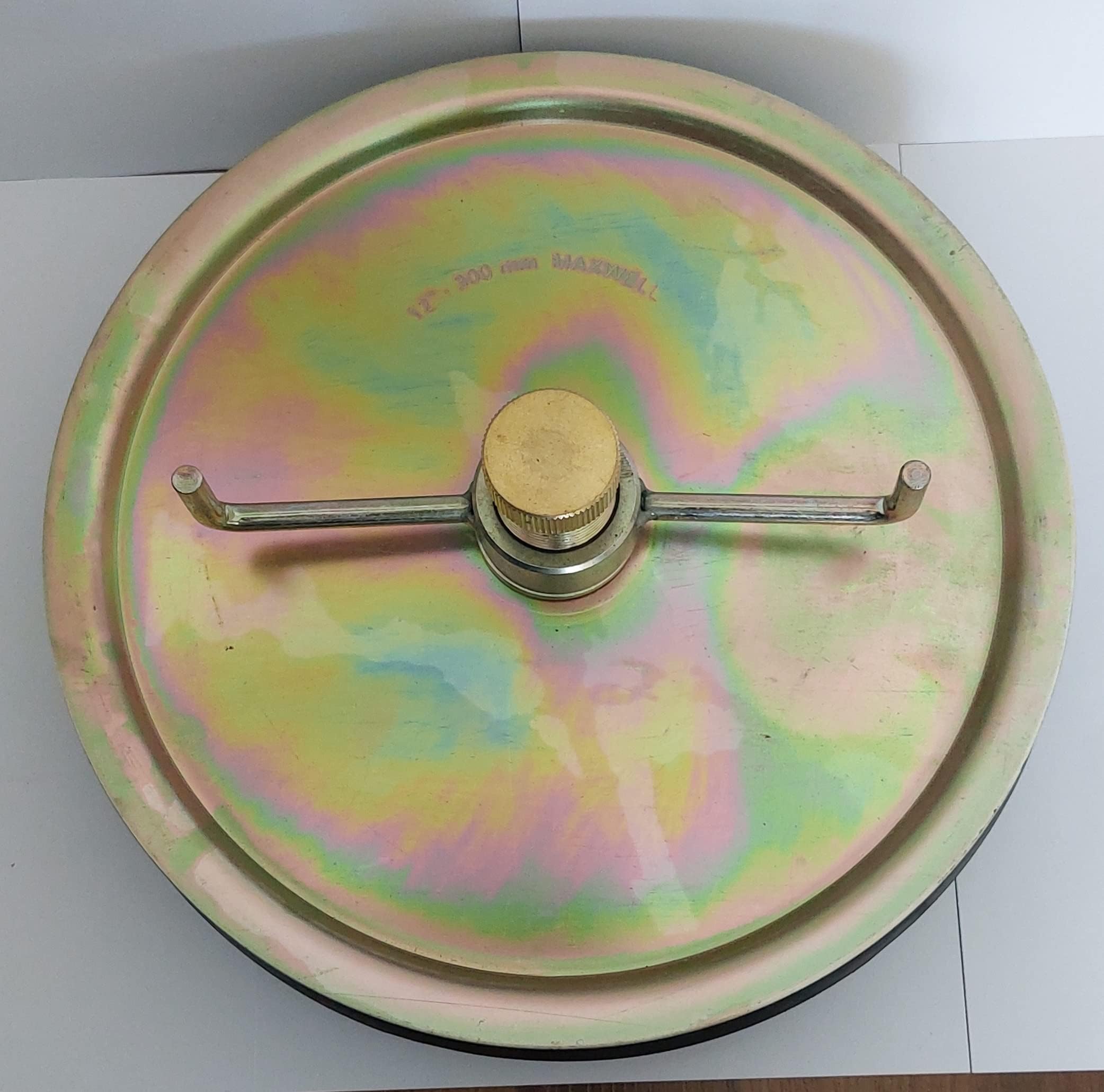 MAXWELL Drain Test Plug 12 Inch (300 Mm) With Brass Cap And Larger Steel Wing Nut