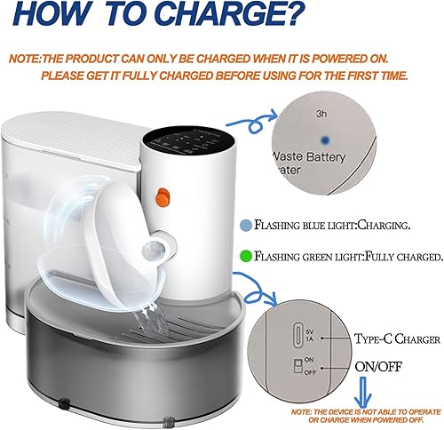 Miniatura 5 de Smart Pet - Fuente de agua para mascotas, dispensador automático de agua de gran capacidad, sin filtro, fuente de agua inalámbrica para gatos y