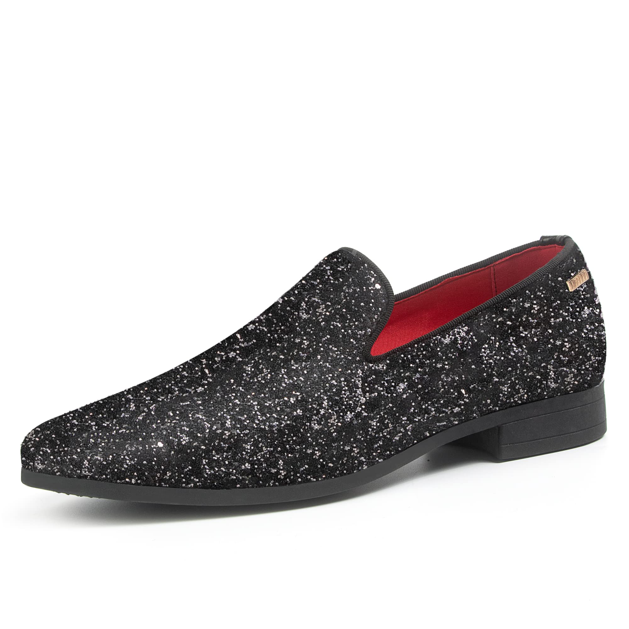 UUBARIS Mens Dress Loafers Tuxedo Suit Slip on Shoes