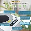 Electric Composter for Kitchen, 3.8L Smart Compost Bin with Odor Adsorption, Countertop Kitchen Composter, Odor-Free, Auto-Cleaning, LED Display, Food Cycler Machine，Turn Food Waste to Fertilizer