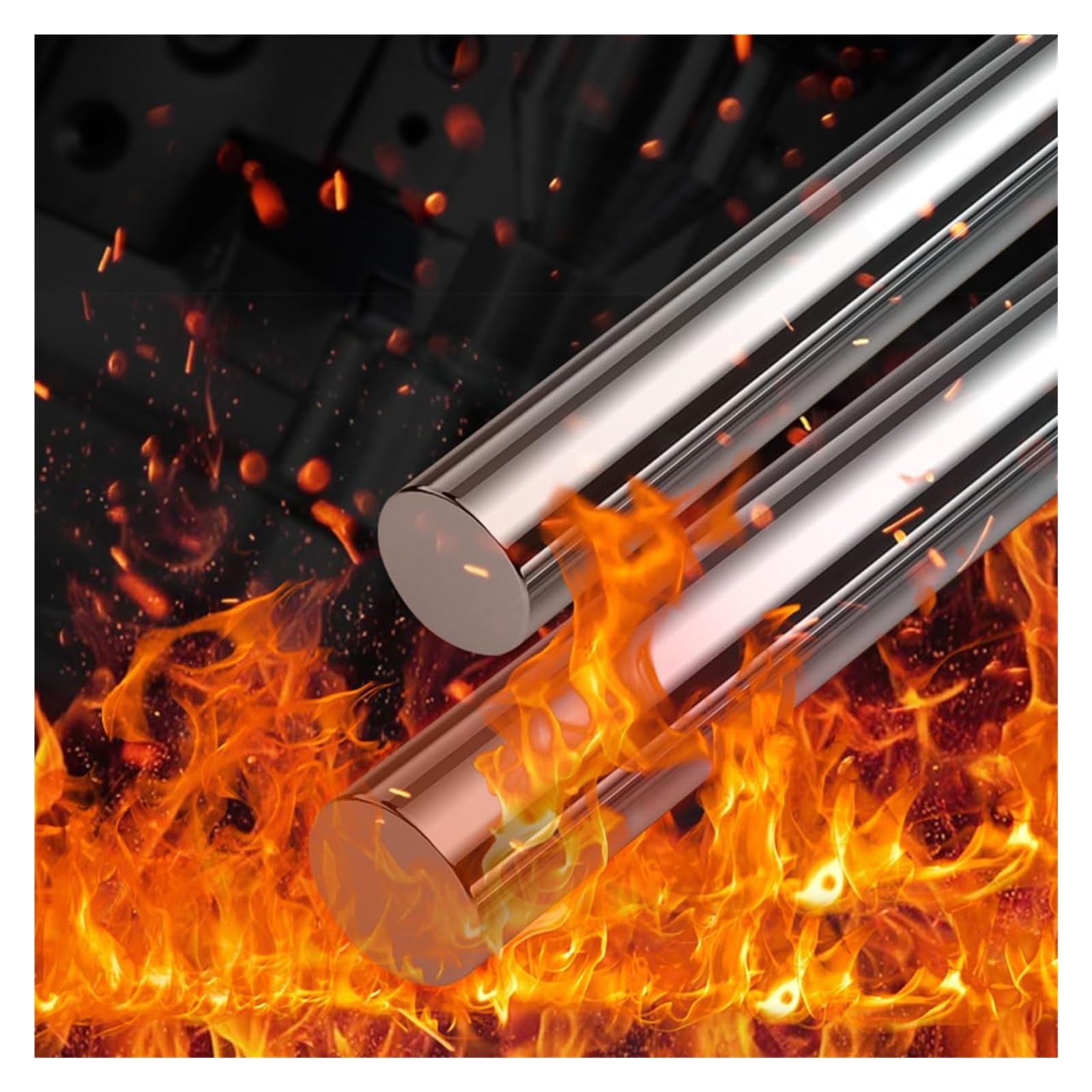 Drehen DIY Lathe 304 Runde Stahl Metall Stange, Runder Metallstab 304, massiver Stab for Heimwerker-Metallhandwerk und Hobbys der Metallverarbeitung, 20 Stück(3.5mm*100mm)