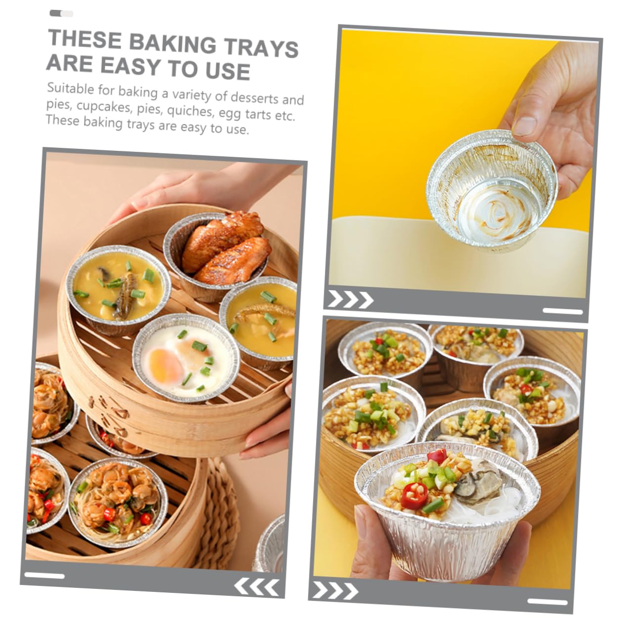 NAMOARLY Egg Tart Molds Lids Baking Tools for Home Kitchen Restaurant Diy Baking