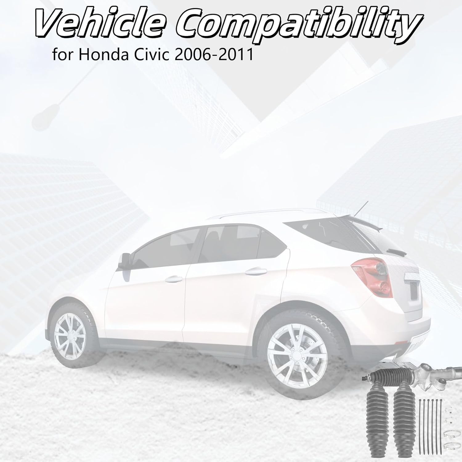 Rack and Pinion Bellows Kit for Honda Civic 1.8L 2006-2011, for Honda Civic 2.0L 2006-2011