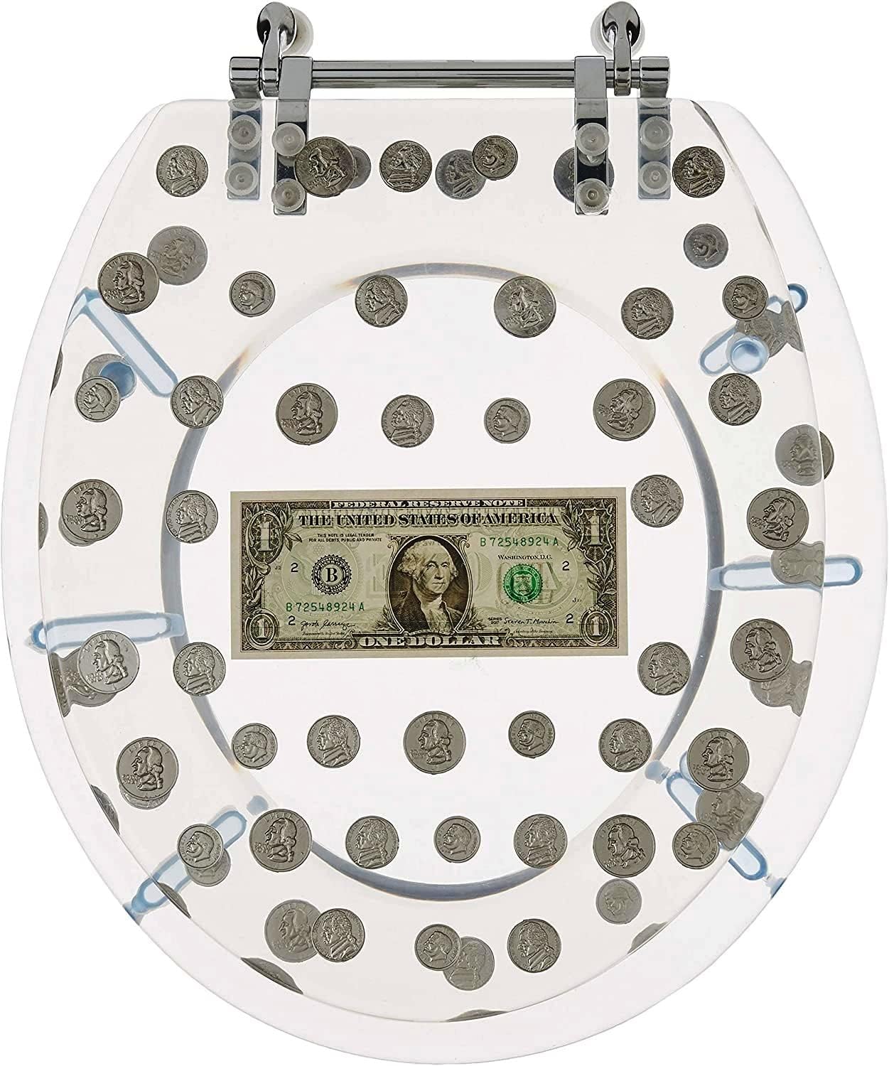 17'' Seat Cover Coins & Dollars