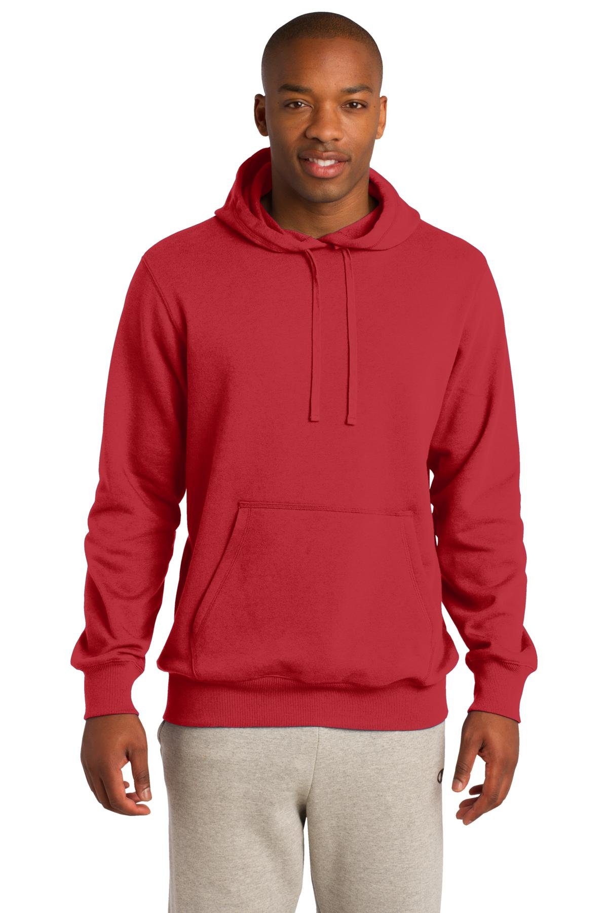 Sport-TekPullover Hooded Sweatshirt. ST254 True Red M