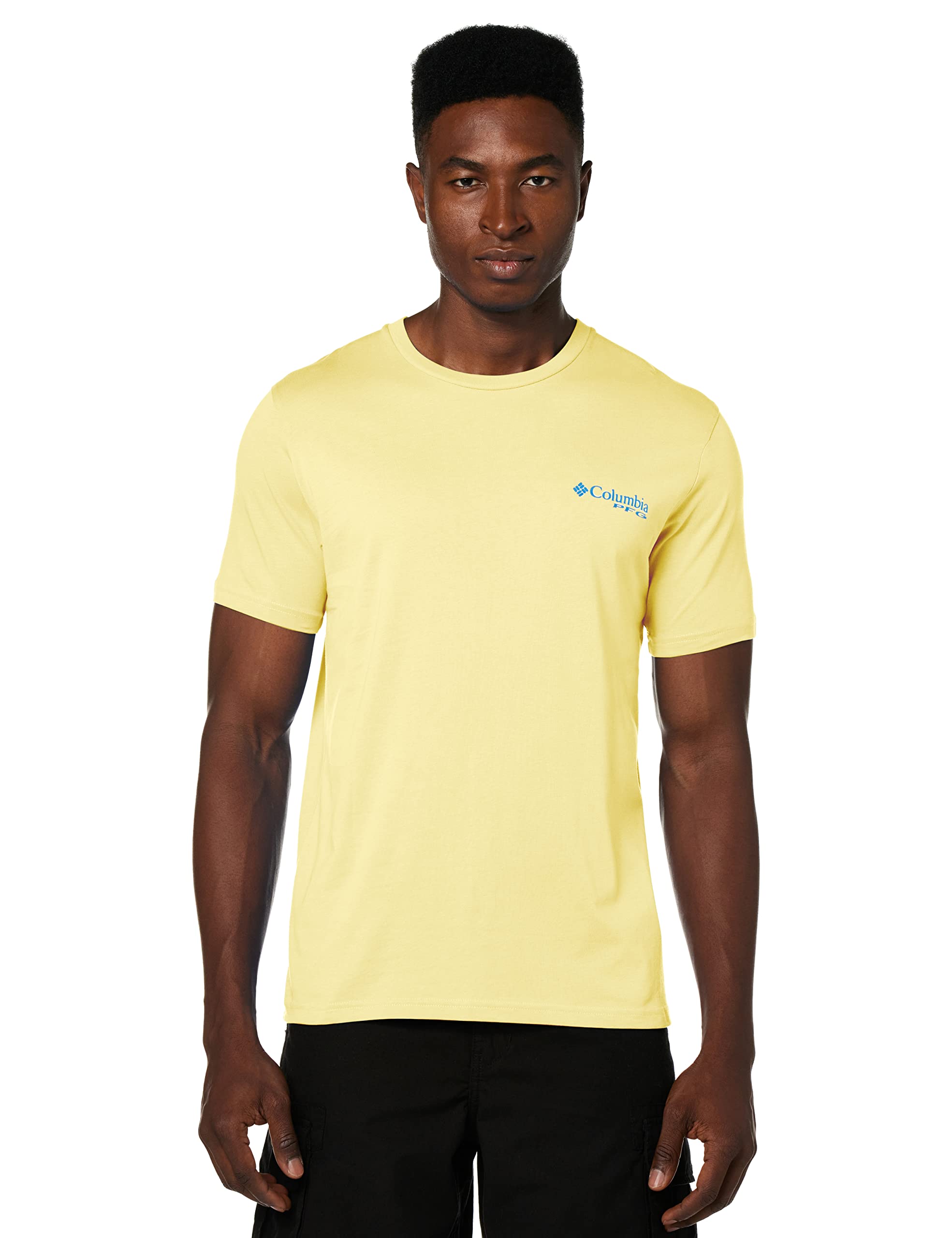 Columbia Apparel Men's PFG Graphic T-Shirt Shirt, Sunlit/Bibier, X Large