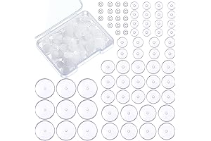 300 No-Pull Piercing Discs for Comfort and Earring Stabilization