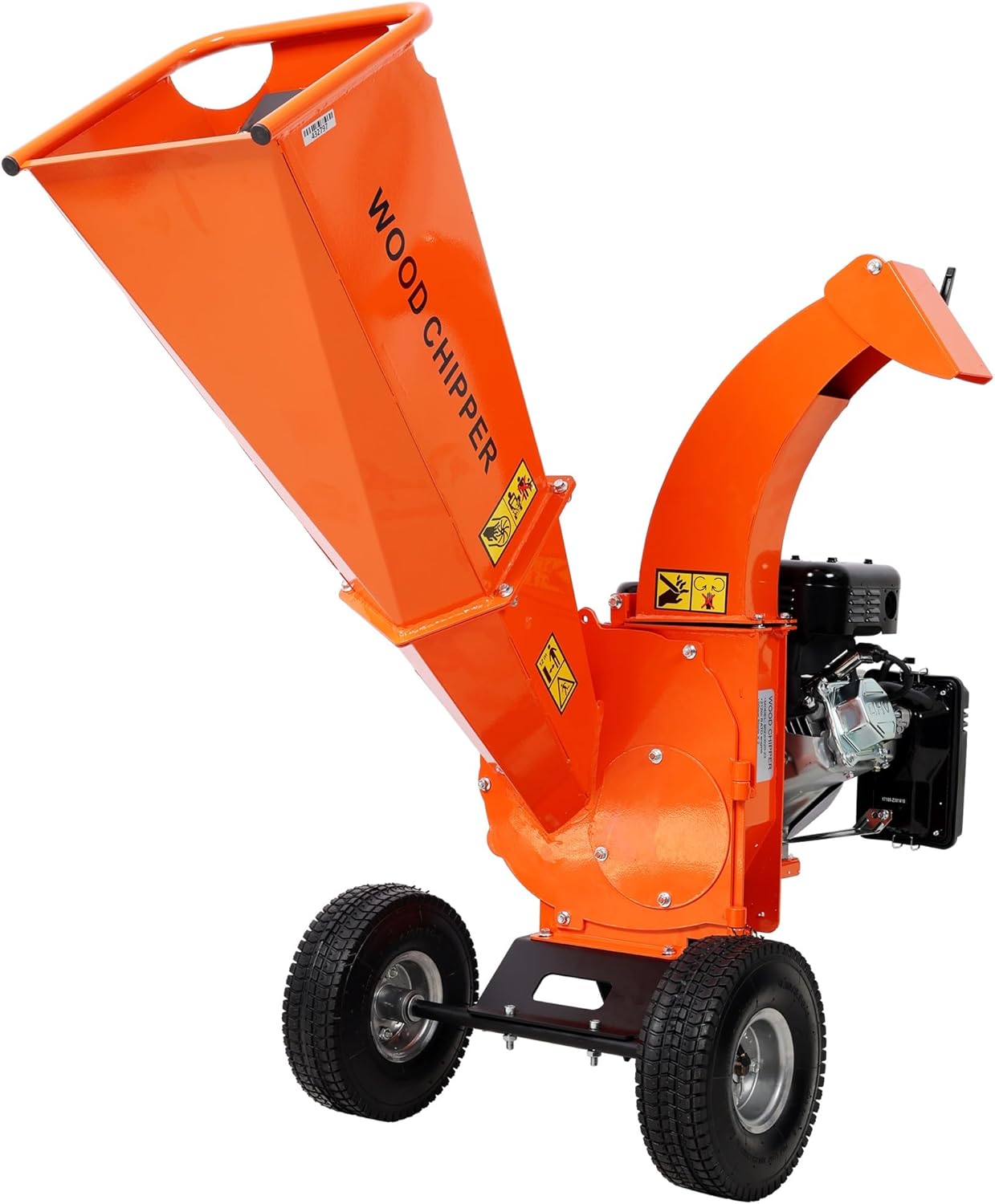 Wood Chipper Shredder Mulcher Heavy Duty 7 HP 212cc Gas Powered 3 Inch Max Capacity