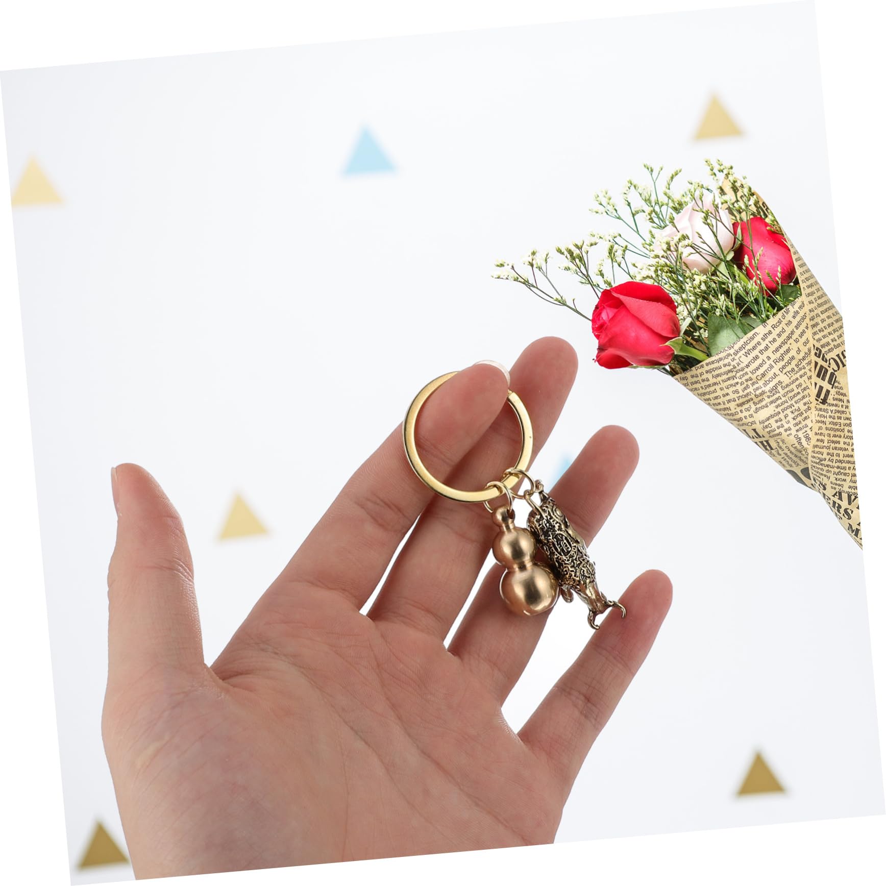Healvian Portachiavi Retro Con Ciondolo Accessori Decorativi Per Chiavi E Borse Per Amanti Del Te E Del Feng Shui